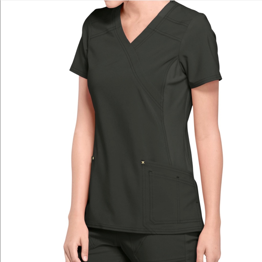Cherokee Iflex scrub top XL pewter